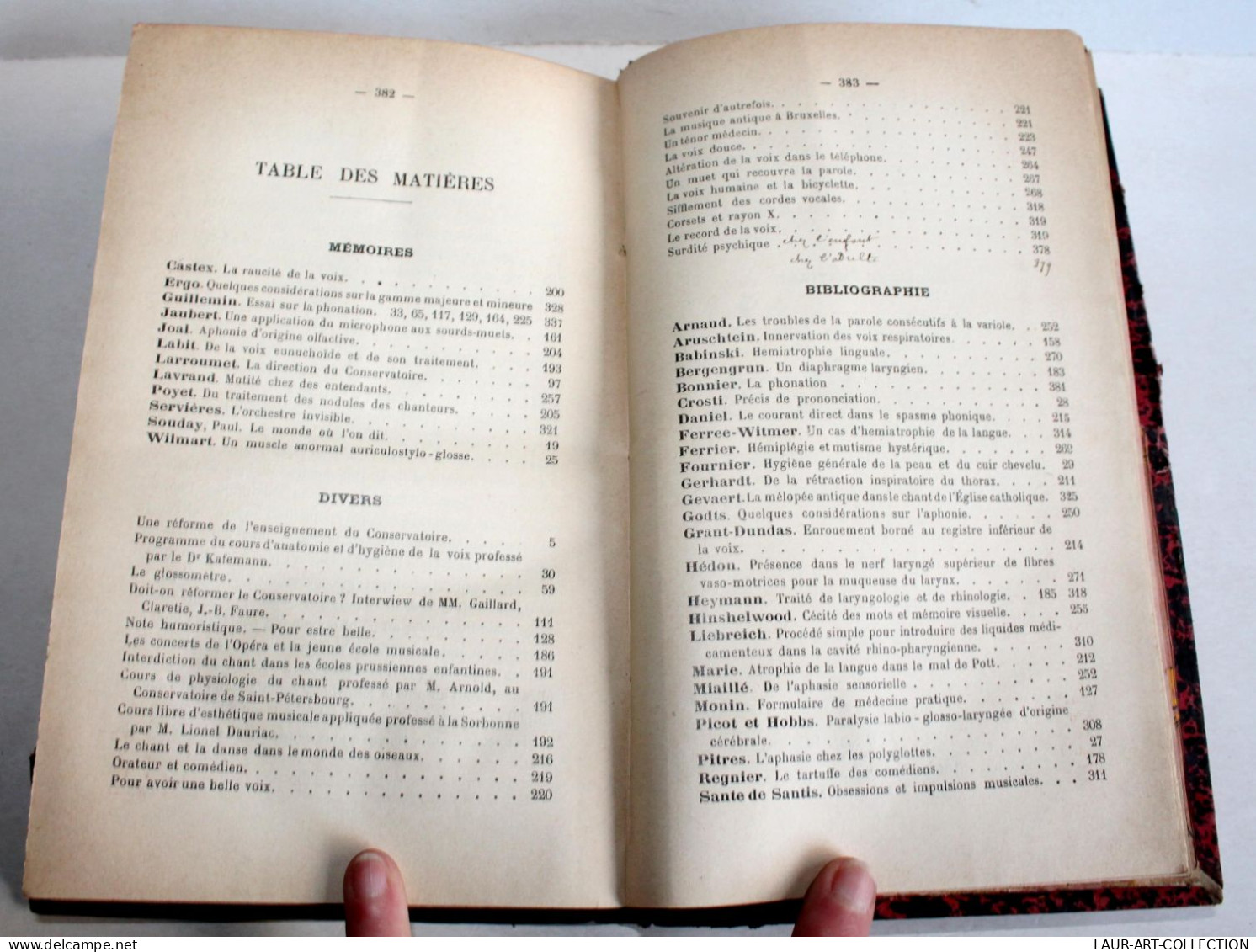 LA VOIX, PARLEE & CHANTEE ANATOMIE PHYSIOLOGIE PATHOLOGIE HYGIENE EDUCATION 1896 / ANCIEN LIVRE XXe SIECLE (2603.98) - Salud