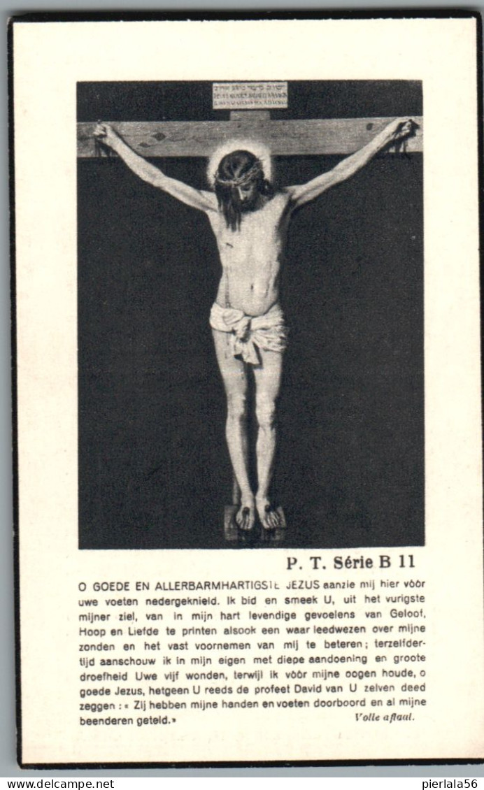 Bidprentje Eindhout - Geens Joannes Baptista (1868-1940) - Images Religieuses