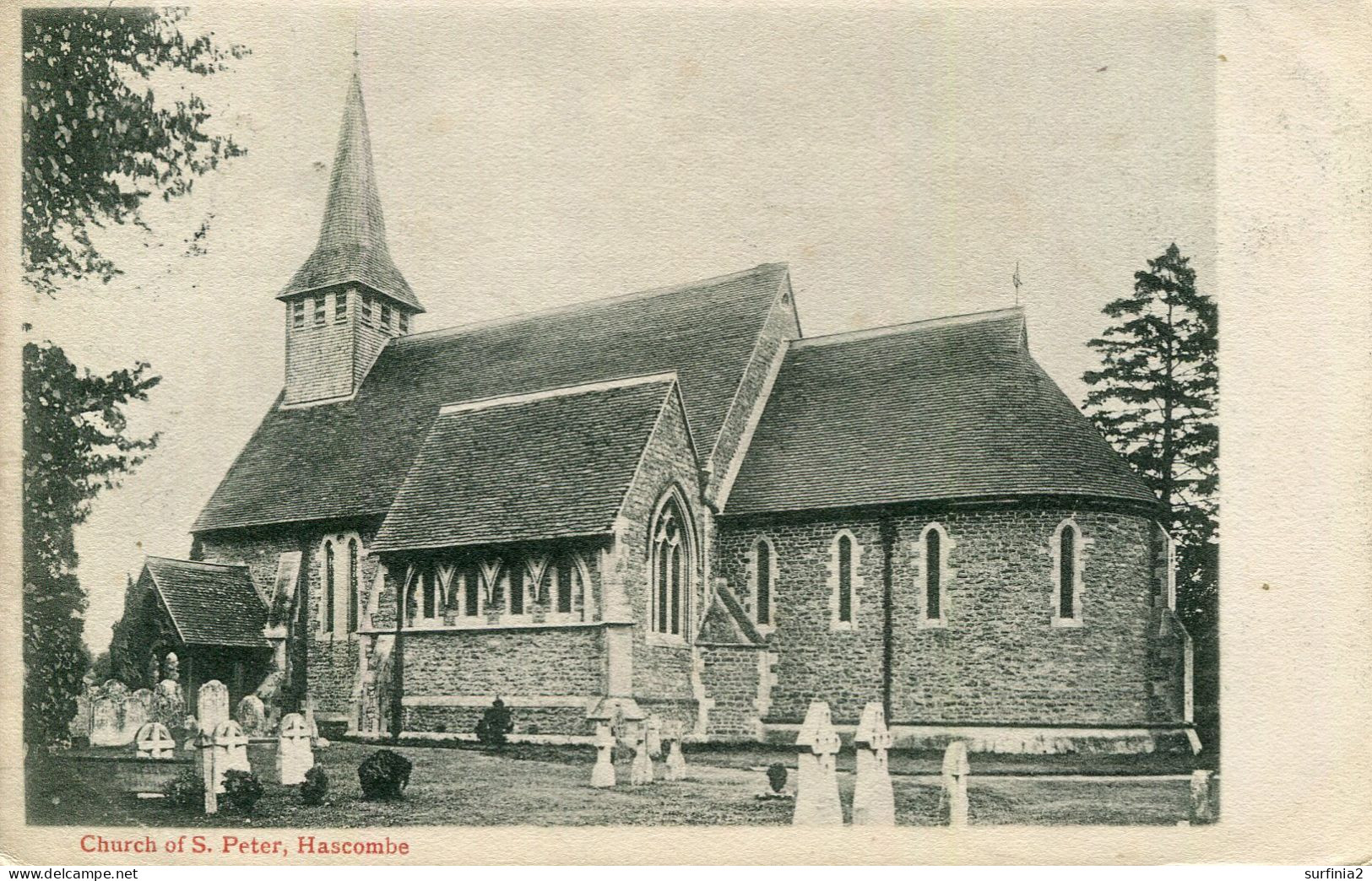 SURREY - HASCOMBE - CHURCH OF ST PETER 1904 Sur641 - Surrey