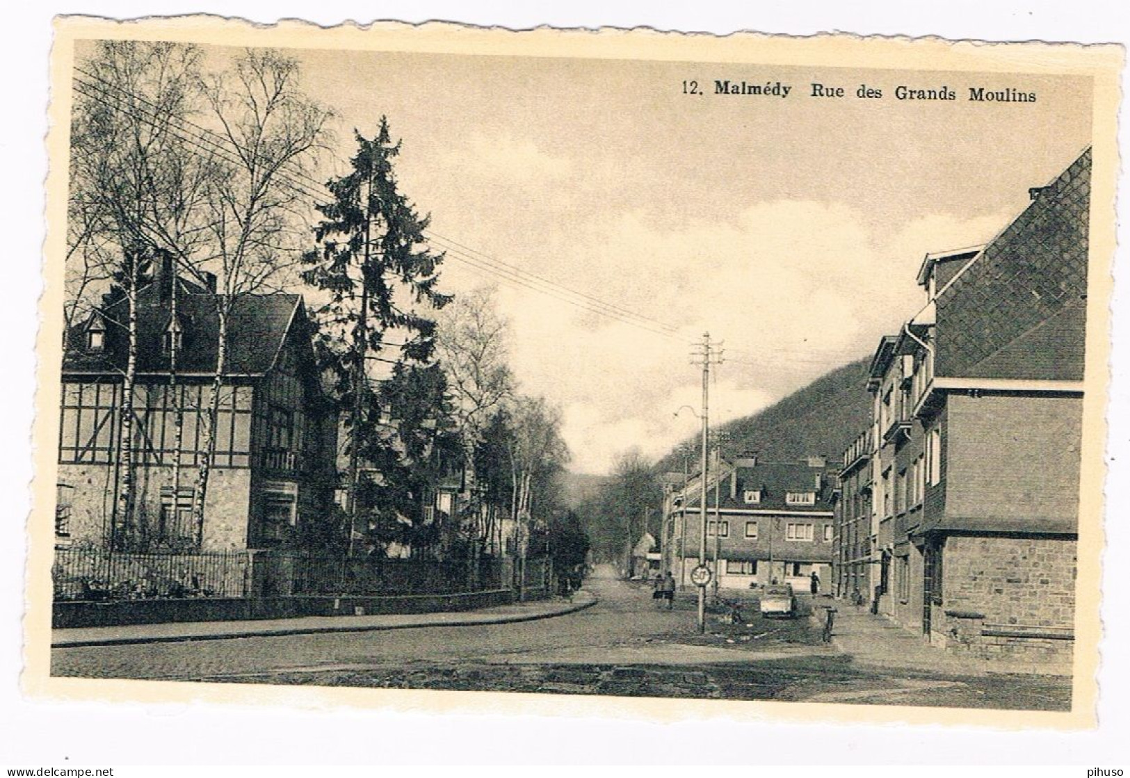 B-10019   MALMEDY : Rue Des Grands Moulins - Malmedy