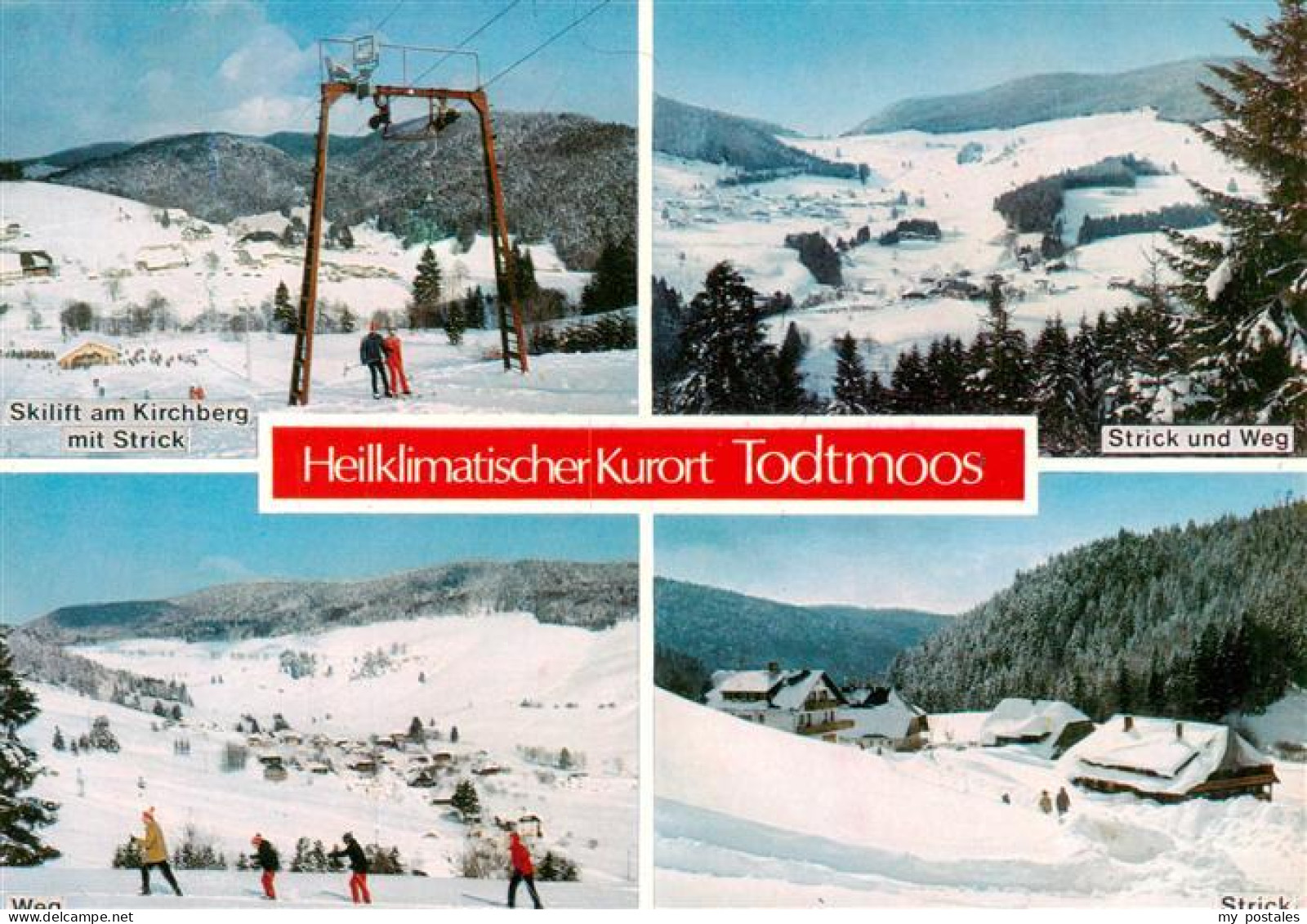 73935196 Todtmoos Skilift Am Kirchberg Mit Strick Panorama Skipiste - Todtmoos