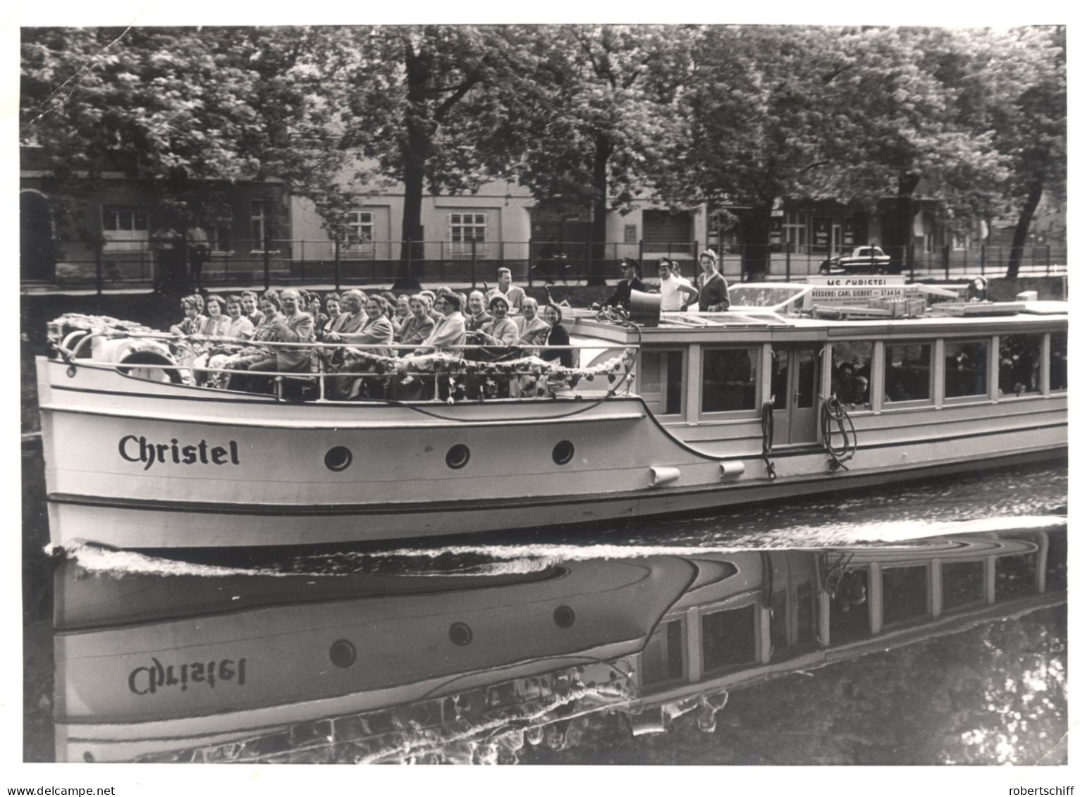 Foto Motorschiff Christel, Fahrgastschiff, Personenschiffahrt Herbert Grundmann, Berlin - Bateaux