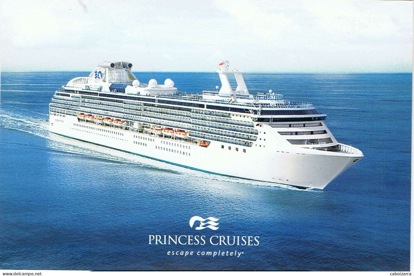 Cruise Ship Island Princess. Princess Cruises. Official Postcard. - Steamers