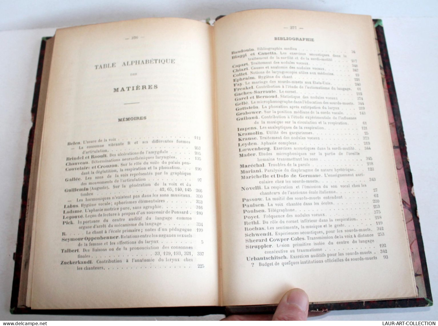 LA VOIX, PARLEE & CHANTEE ANATOMIE PHYSIOLOGIE PATHOLOGIE HYGIENE EDUCATION 1900 / ANCIEN LIVRE XXe SIECLE (2603.100) - Santé