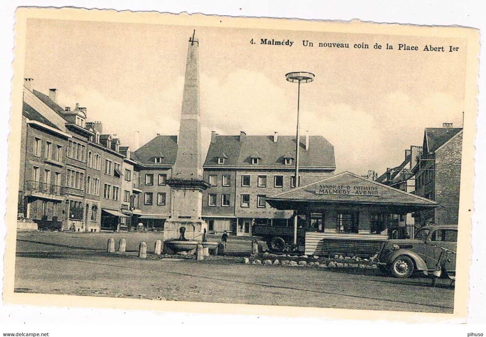 B-10020   MALMEDY : Un Nouveau Coin De La Place Albert I Er1 - Malmedy