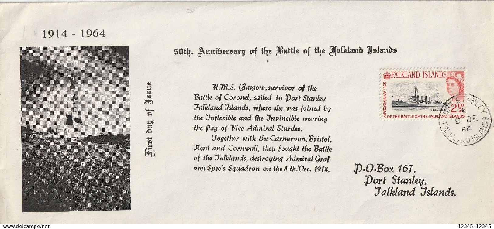 Falkland 1964, 50th Anniversary Of The Battle Of The Falkland Islands - Falklandeilanden