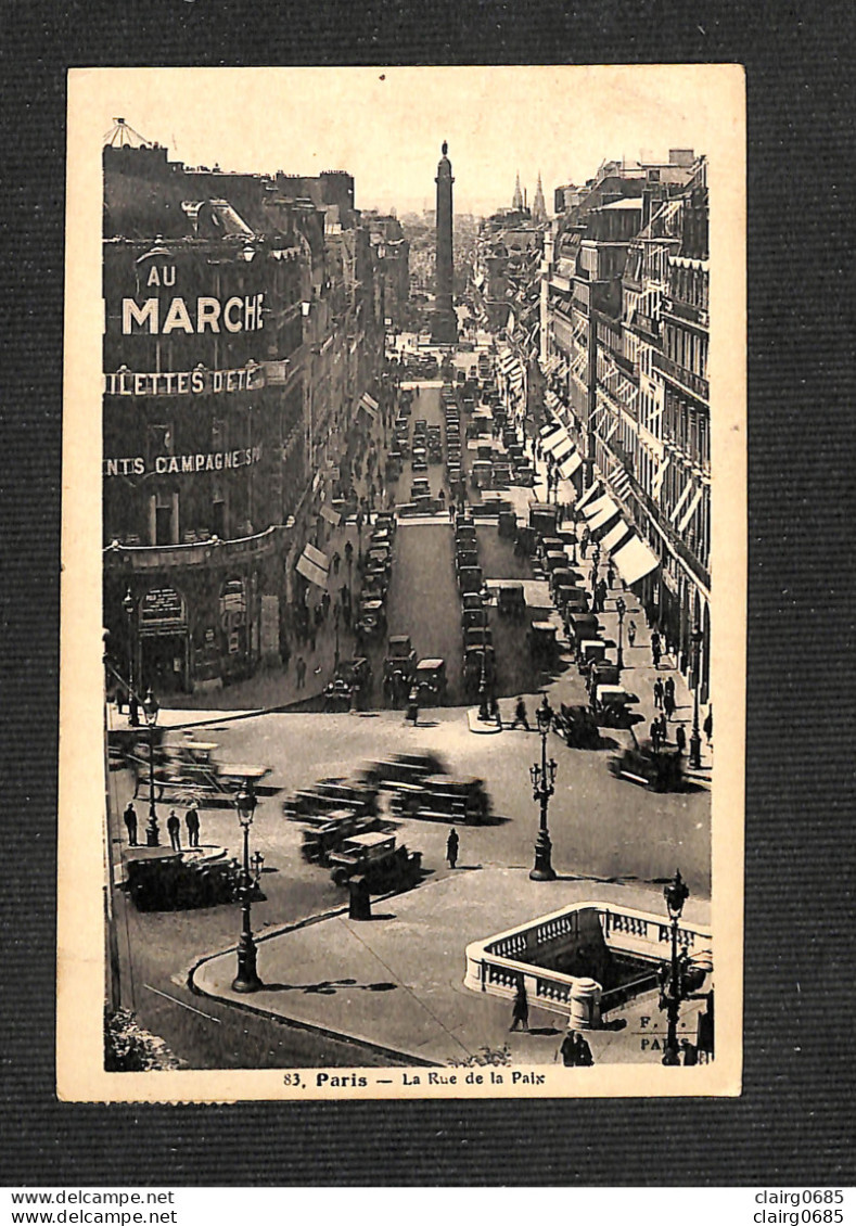 75 - PARIS - 2ème - La Rue De La Paix - (le Bon Marché) - 1935 - RARE - Paris (02)