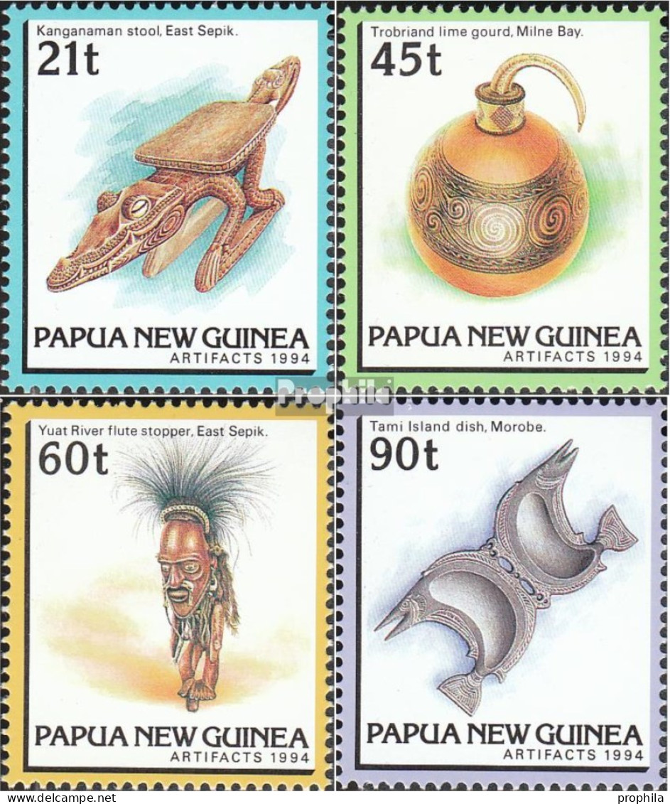 Papua-Neuguinea 702-705 (kompl.Ausg.) Postfrisch 1994 Kunst - Papua-Neuguinea