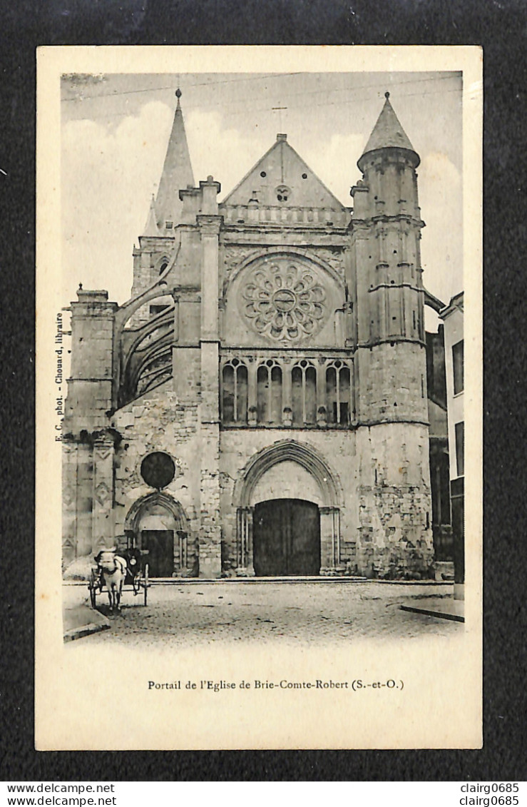 77 - BRIE COMTE ROBERT - Portail De L'Eglise De Brie-Comte-Robert - Brie Comte Robert