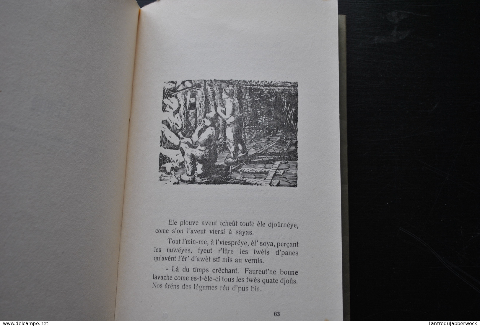 Firmin CALLAERT Avou ène ache et in bos d'voye Recueil de contes WALLON Illustrations de C. MARLIER HENIN Farciennes