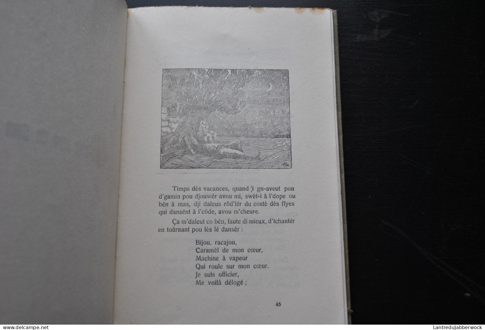 Firmin CALLAERT Avou ène ache et in bos d'voye Recueil de contes WALLON Illustrations de C. MARLIER HENIN Farciennes