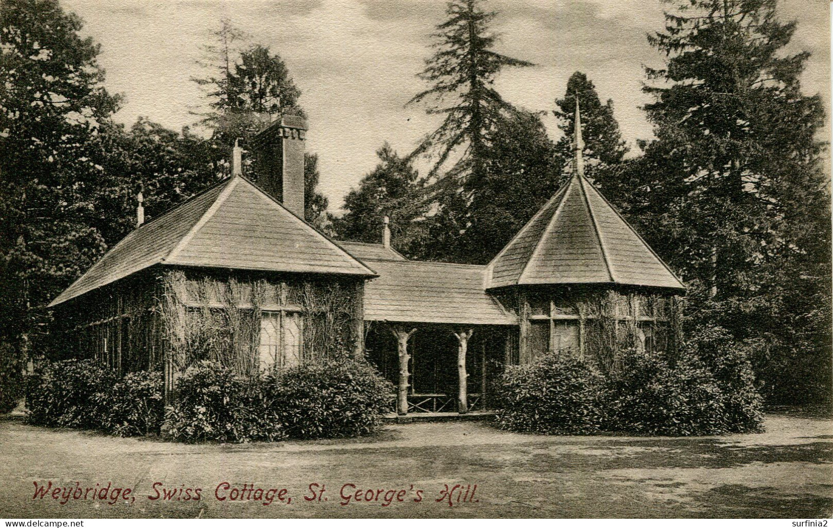 SURREY - WEYBRIDGE - ST GEORGE'S HILL - SWISS COTTAGE  Sur642 - Surrey