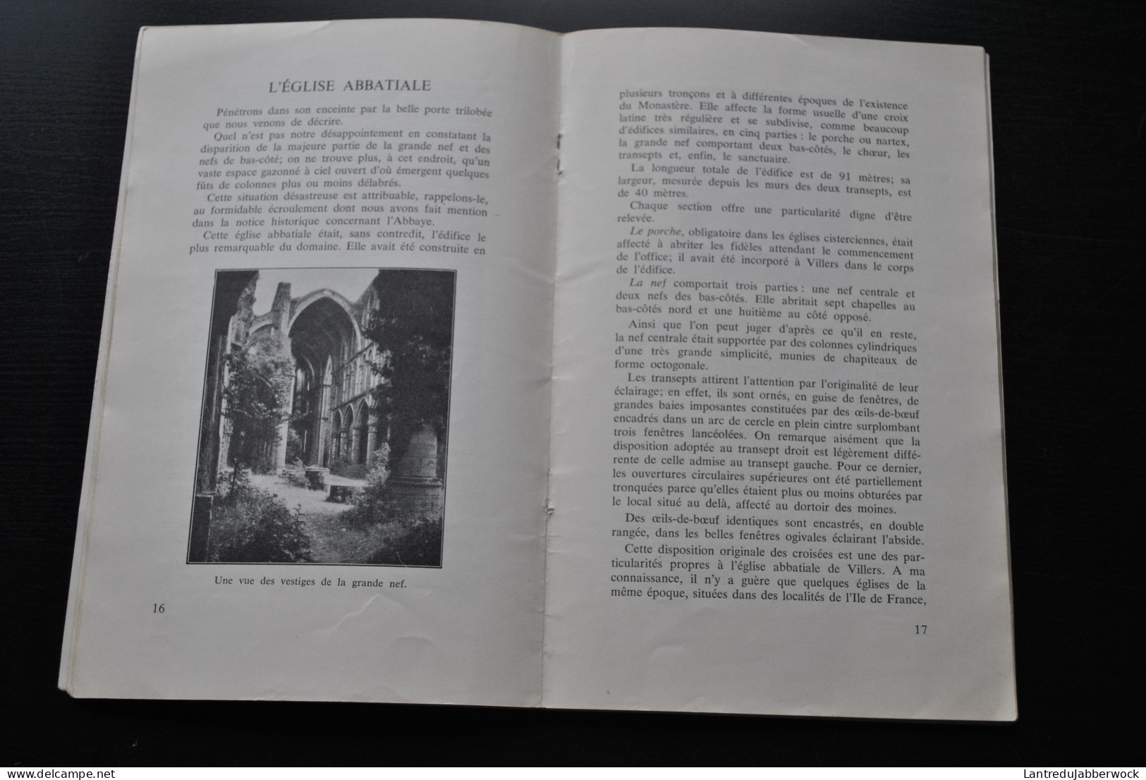 JACOB Aristide L'Abbaye De Villers-La-Ville Guide Officiel Illustré 1961 + Dépliant Publicitaire Régionalisme Brabant - Belgique