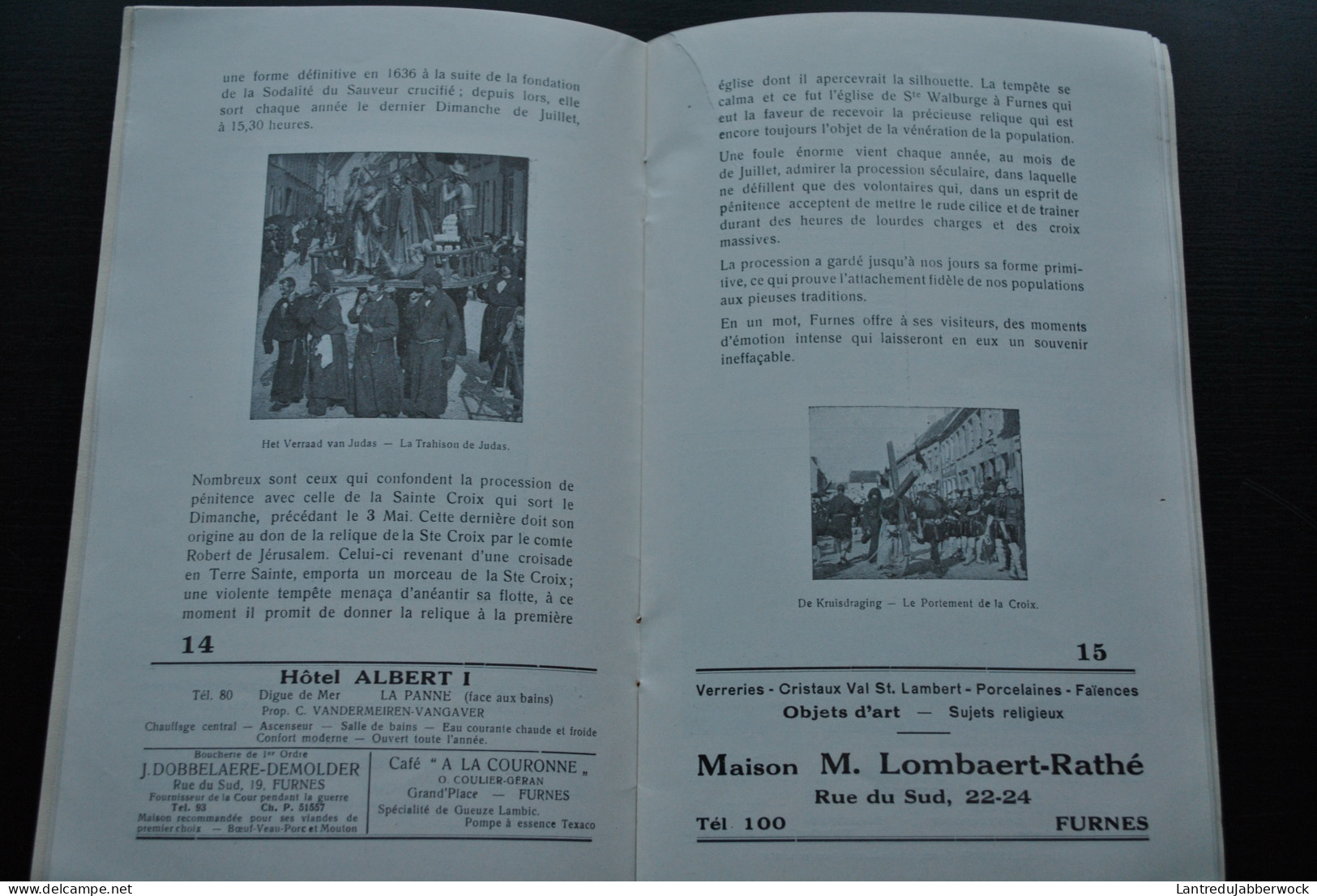 Guide Illustré  De Furnes à L'usage Des Touristes Gids Voor Veurne Ten Behoeve Der Toeristen 1937 Régionalisme Pénitents - Belgium