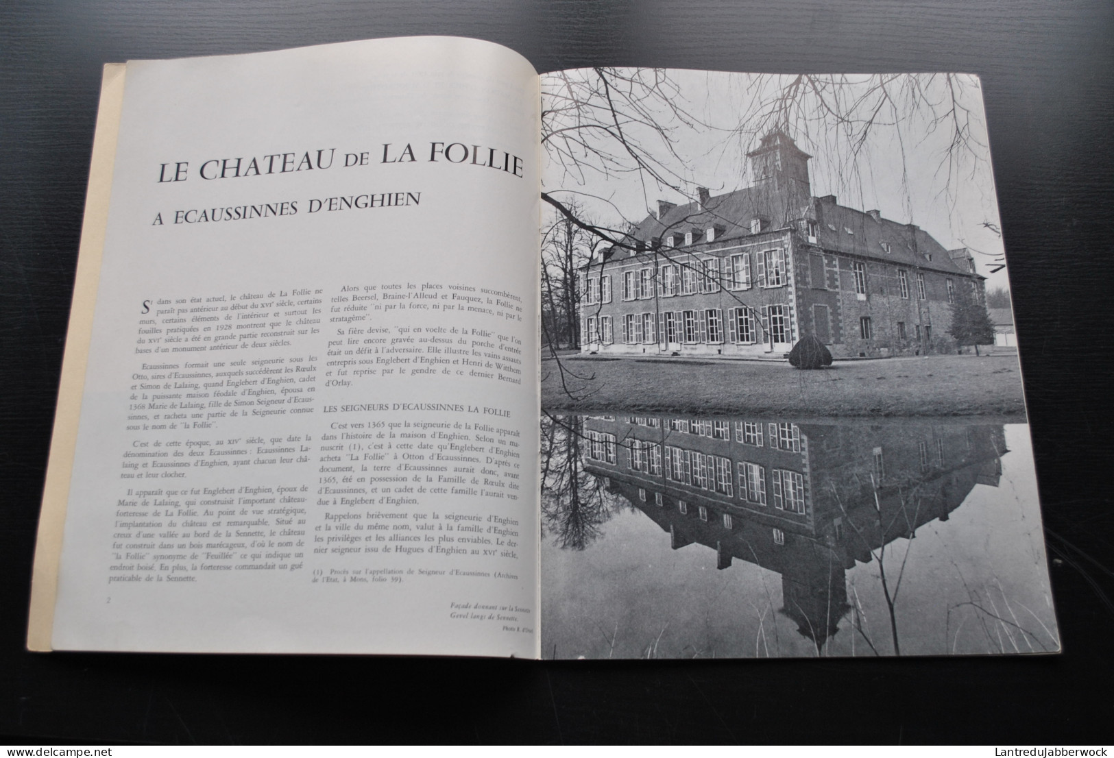 Madame Michel LEMAIGRE Le Chateau De La Follie à Ecaussinnes D'Enghien Het Kasteel Van 1971 Régionalisme - Belgien