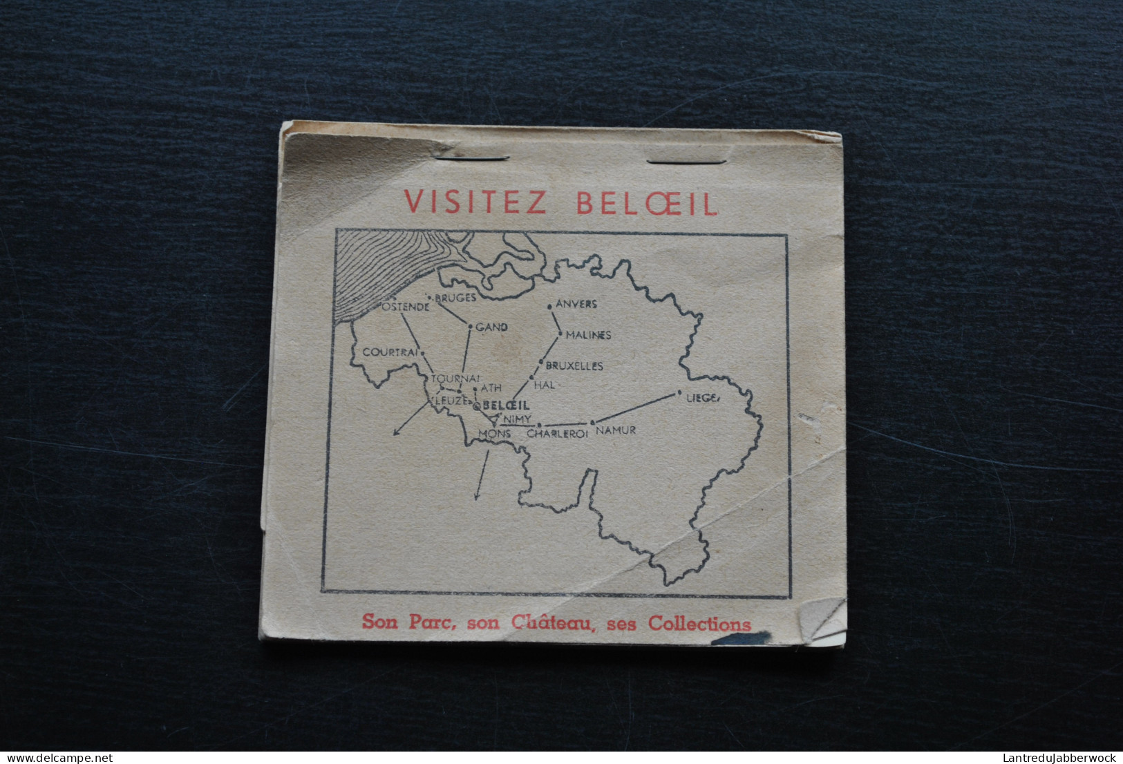 CALENDRIER DES MANIFESTATIONS TOURISTIQUES SAISON 1954 VISITEZ BELOEIL Son Parc Son Château Ses Collections Régionalisme - Belgique