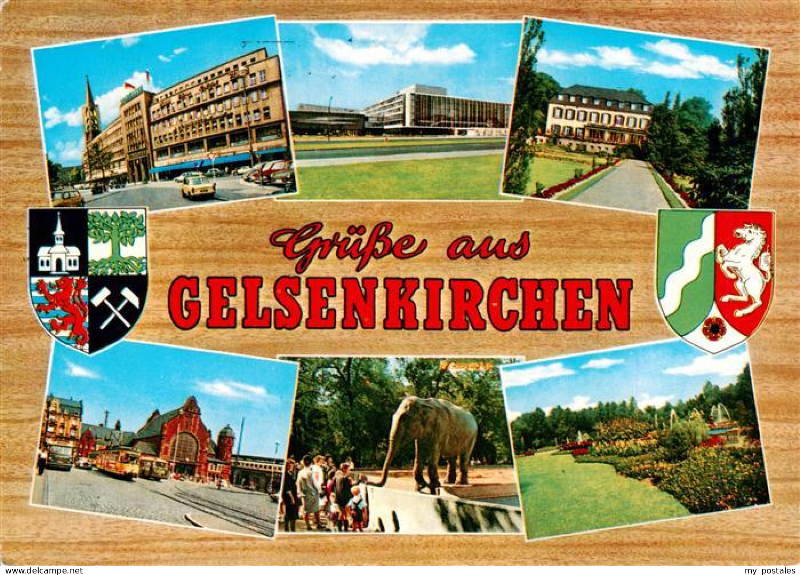 73936344 Gelsenkirchen Ortspartie Staedt Buehnen Schloss Berge Hauptbahnhof Zoo  - Gelsenkirchen