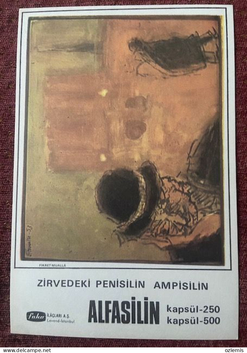 MEDICINE,PHARMACY, ALFASILIN KAPSUL , 125/250, ., POSTCARD - Salute