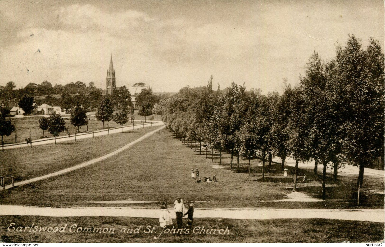 SURREY - EARLSWOOD COMMON AND ST JOHN'S CHURCH  Sur644 - Surrey