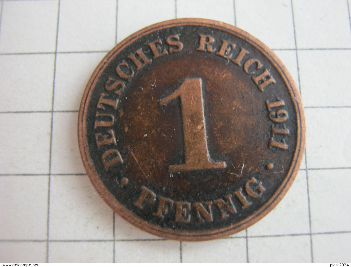 Germany 1 Pfennig 1911 D - 1 Pfennig