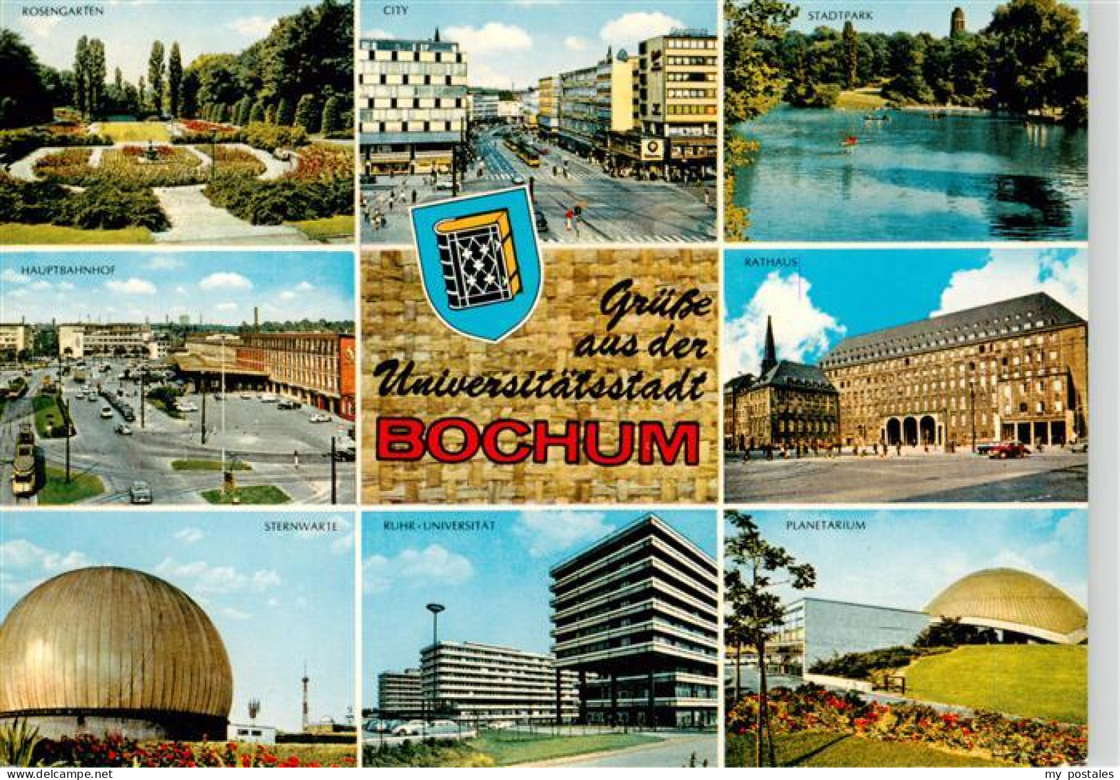 73936319 Bochum Rosengarten City Stadtpark Hauptbahnhof Rathaus Sternwarte Ruhr  - Bochum