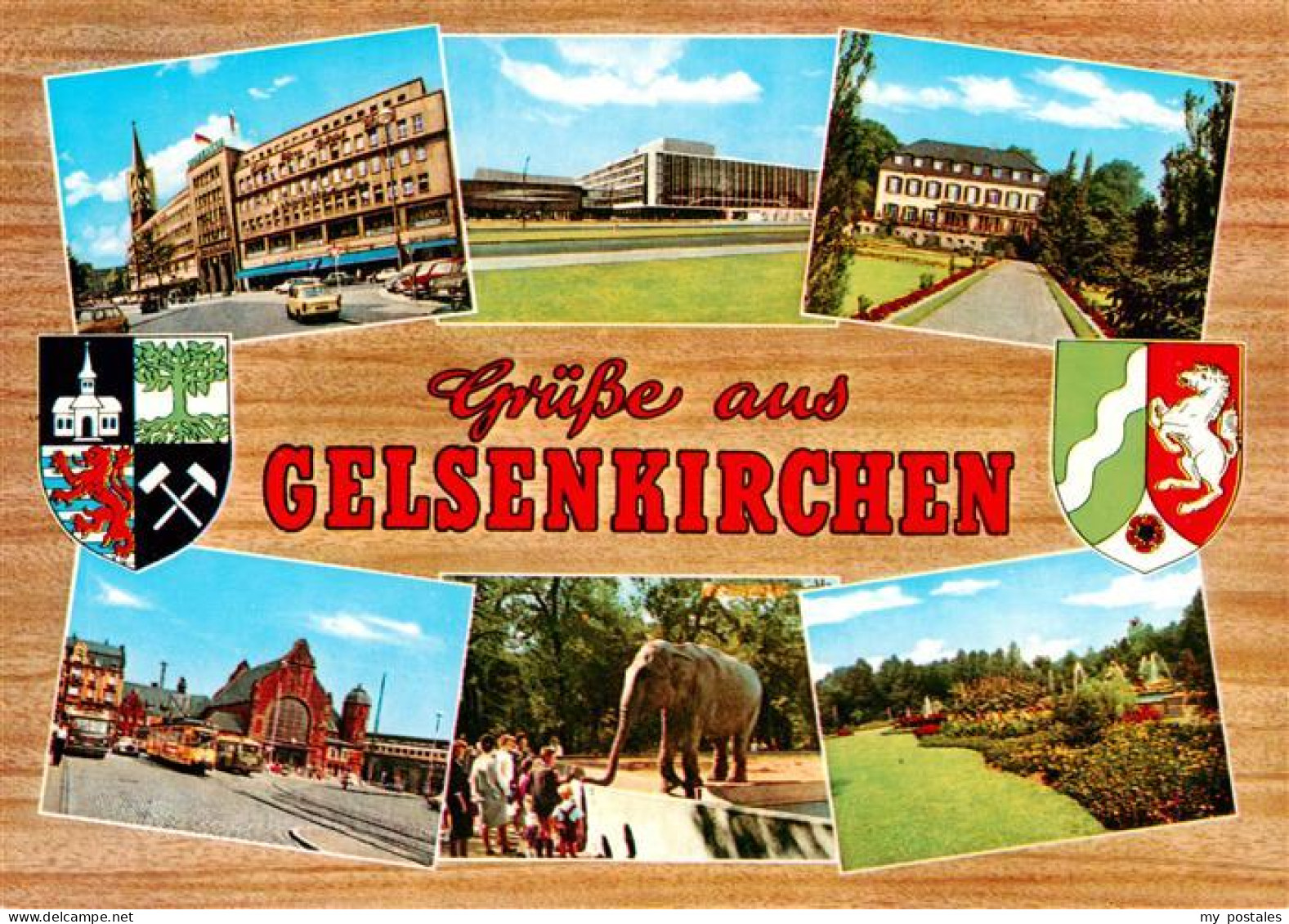 73936310 Gelsenkirchen Ortspartie Staedt Buehnen Schloss Berge Hauptbahnhof Zoo  - Gelsenkirchen