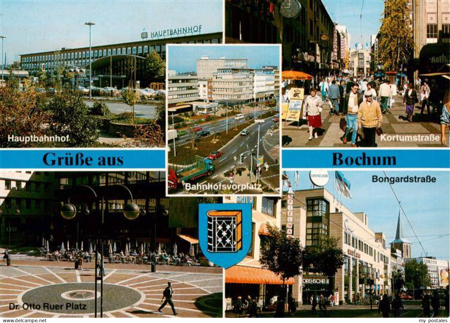 73936296 Bochum Hauptbahnhof Bahnhofsvorplatz Kortumstrasse Dr Otto Ruer Platz B - Bochum