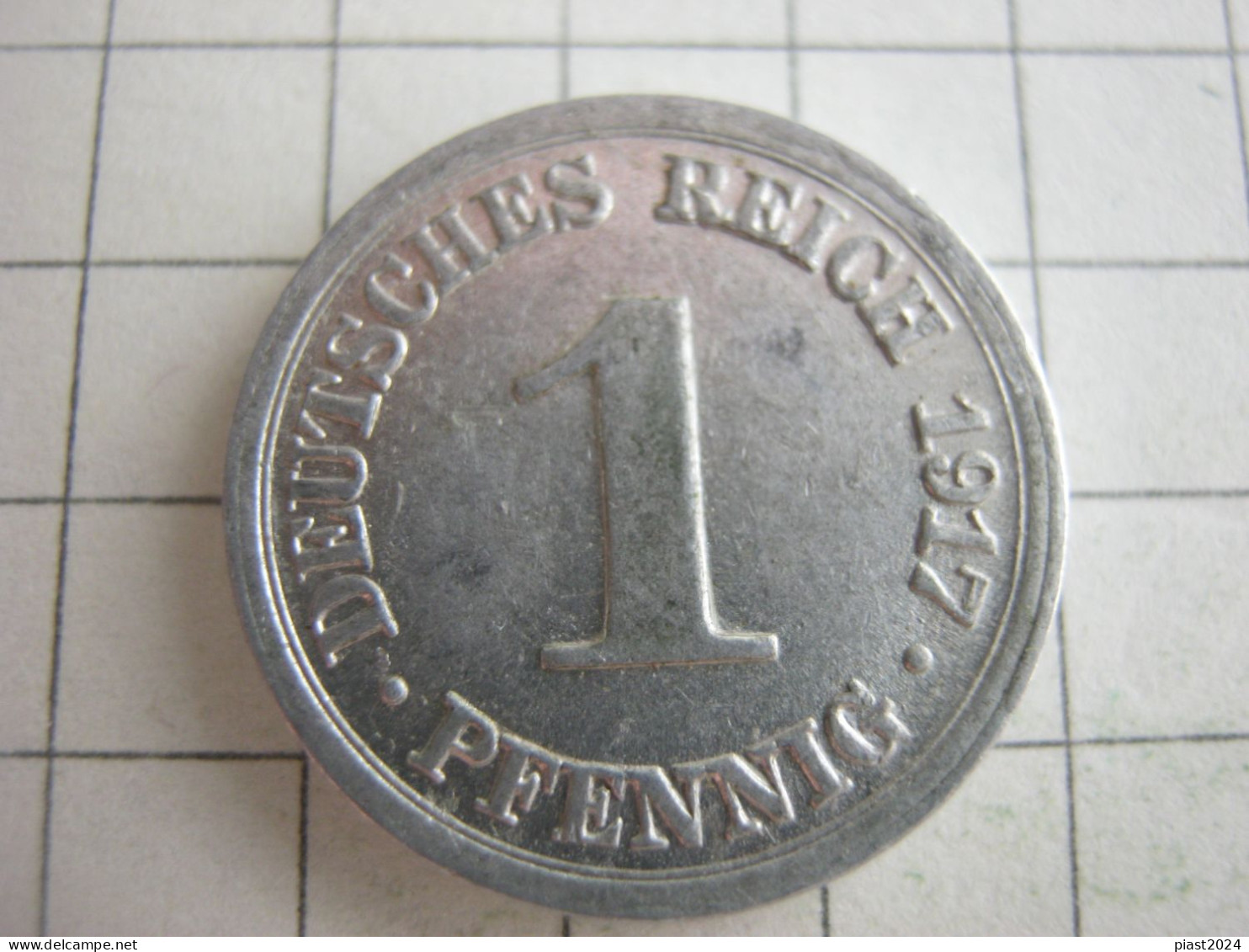 Germany 1 Pfennig 1917 D - 1 Pfennig