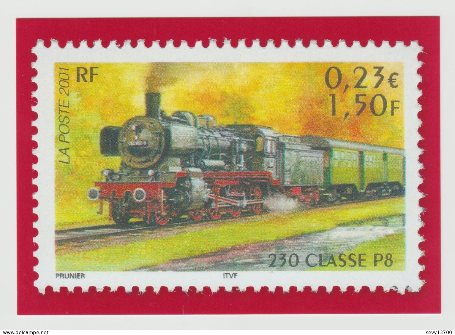 PAP Entier Postal Validité Internationale La Poste 2022 Légendes Du Rail Train 230 Classe P8 - Listos A Ser Enviados: Otros (1995-...)