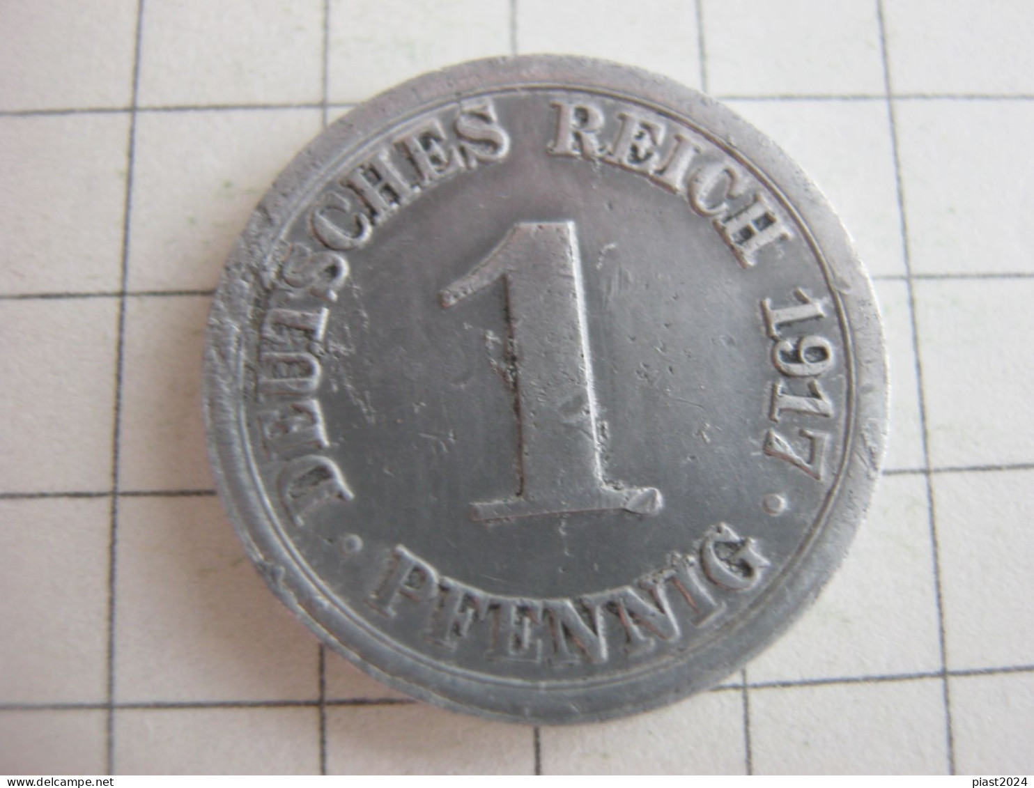 Germany 1 Pfennig 1917 F - 1 Pfennig