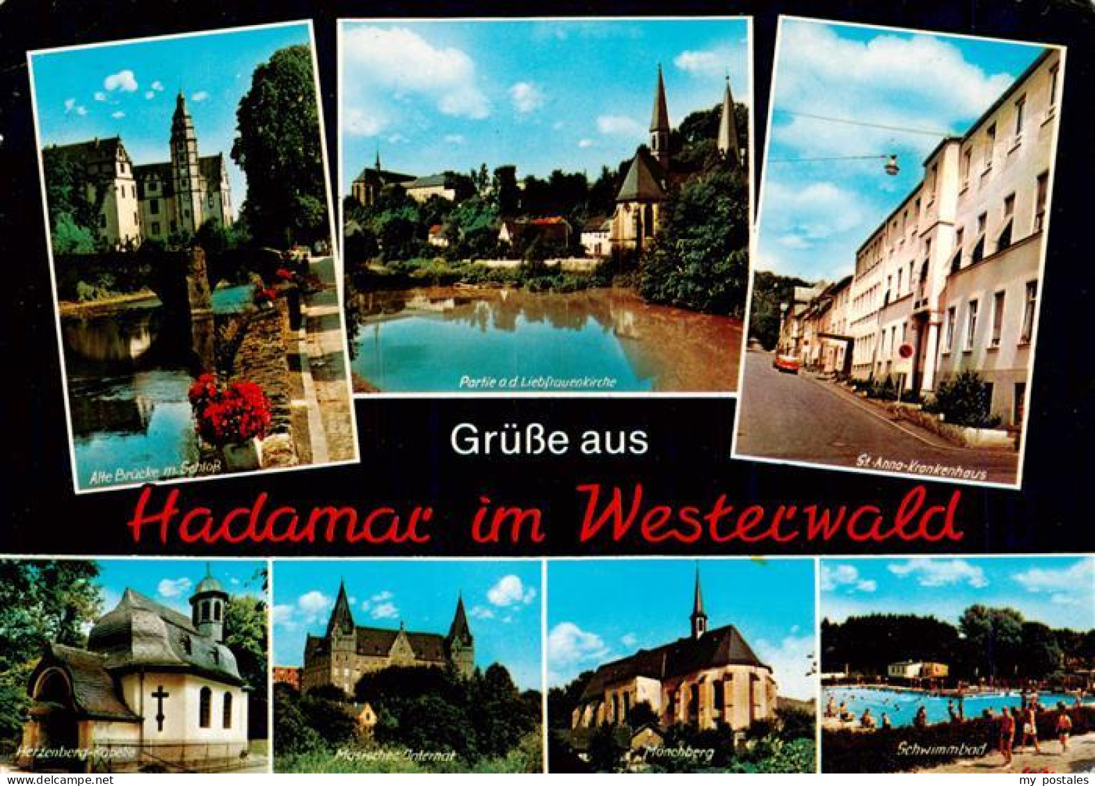 73936217 Hadamar_Westerwald Alte Bruecke Am Schloss Liebfrauenkirche St Anna Kra - Hadamar