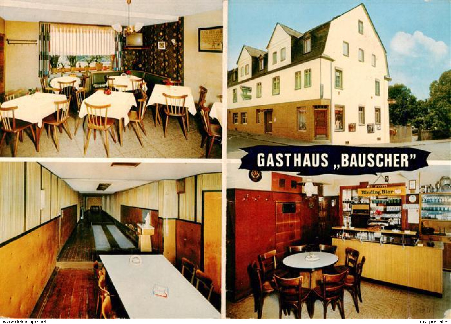 73936215 Diez_Lahn Gasthaus Bauscher Gastraeume Kegelbahn - Diez