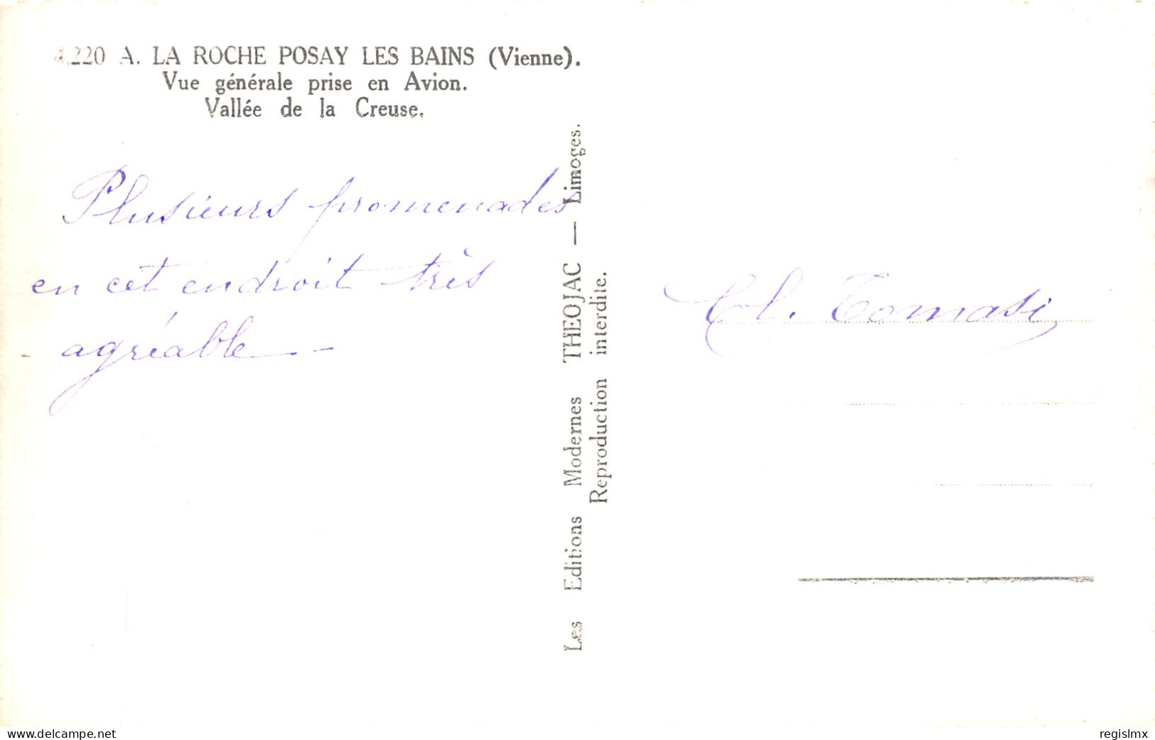86-LA ROCHE POSAY LES BAINS-N°T2244-F/0173 - La Roche Posay