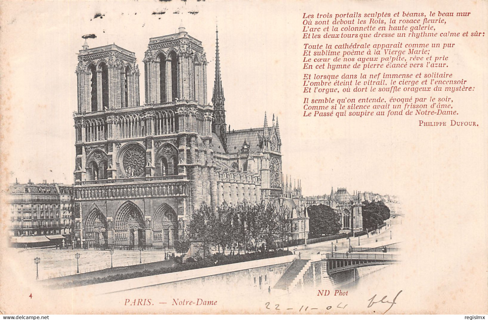 75-PARIS NOTRE DAME-N°T2245-A/0299 - Notre Dame De Paris