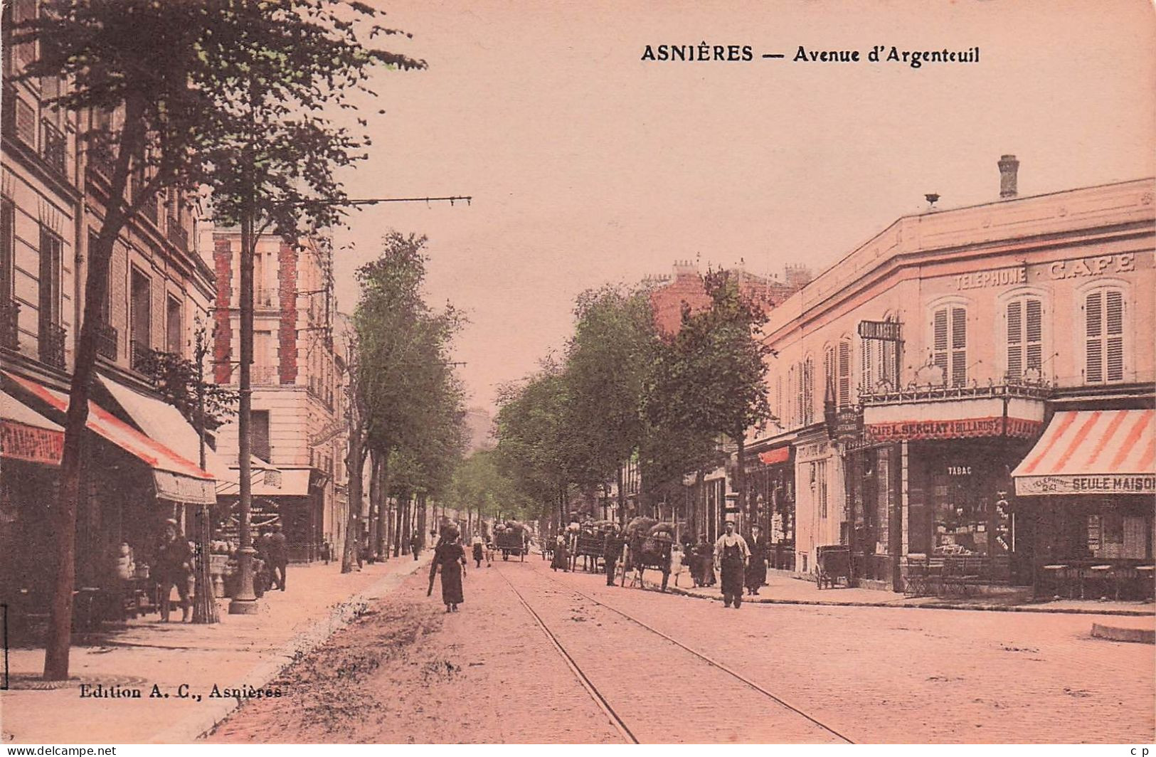 Asnieres Sur Seine - Avenue D'Argenteuil   -  CPA°J - Asnieres Sur Seine