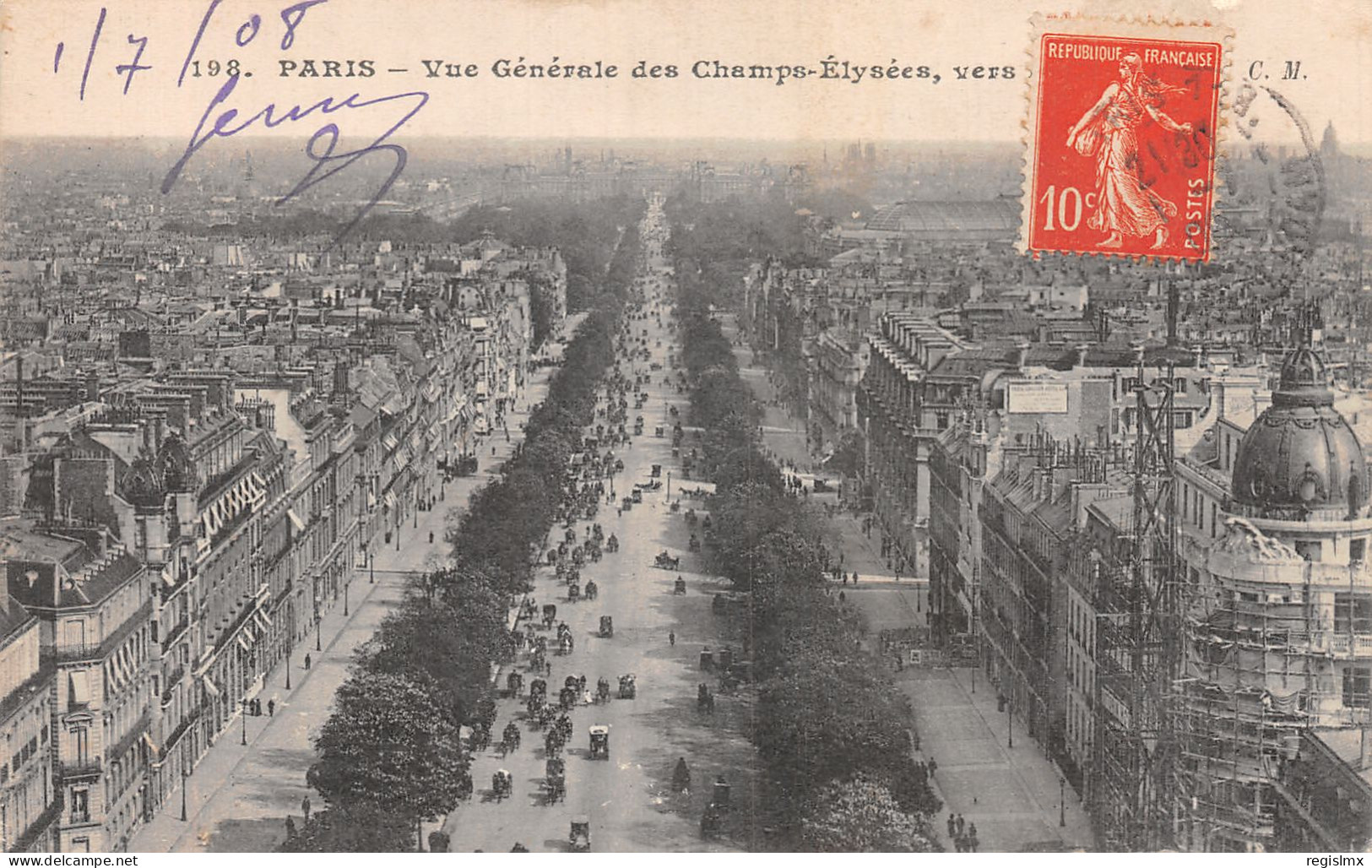 75-PARIS CHAMPS ELYSEES-N°T2245-H/0165 - Champs-Elysées
