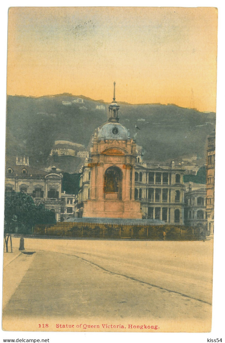 CH 86 - 21640 HONG-KONG, Street Victoria, China - Old Postcard - Unused - China