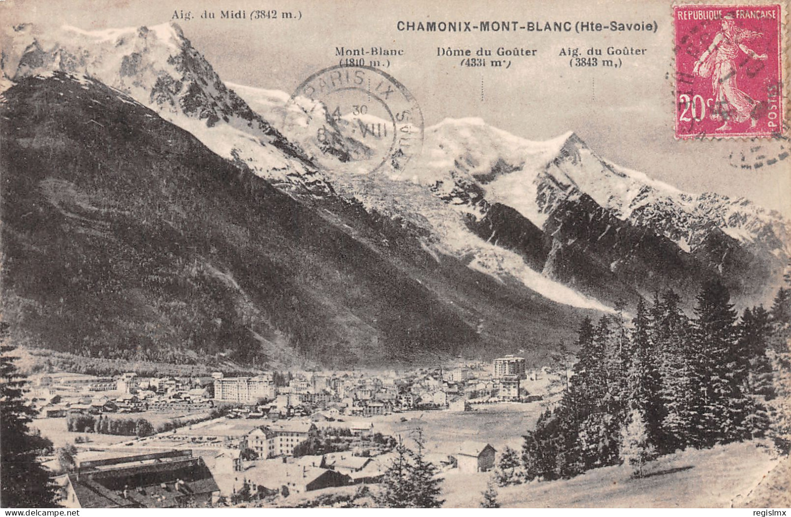 74-CHAMONIX MONT BLANC-N°T2246-C/0077 - Chamonix-Mont-Blanc
