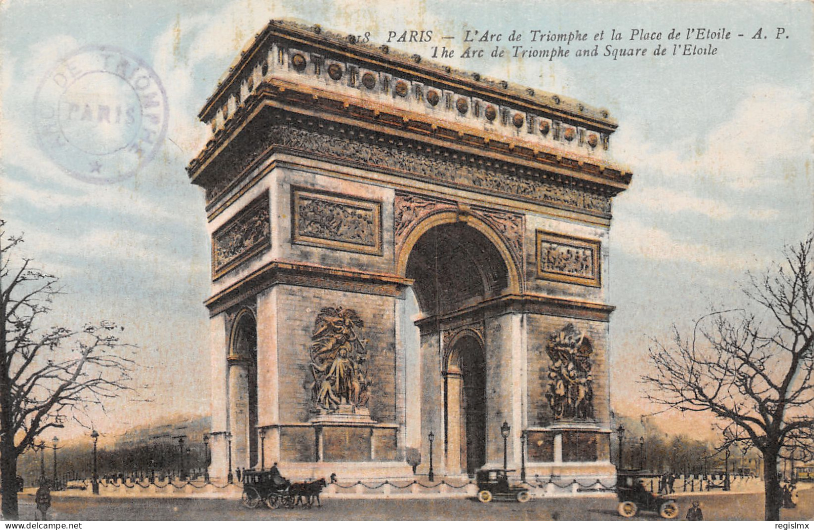 75-PARIS ARC DE TRIOMPHE-N°T2246-B/0145 - Arc De Triomphe