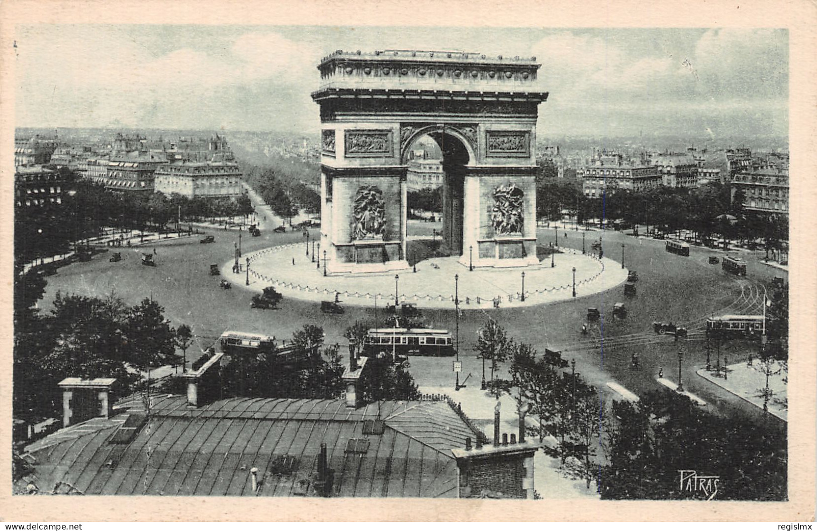 75-PARIS ARC DE TRIOMPHE-N°T2246-B/0021 - Arc De Triomphe