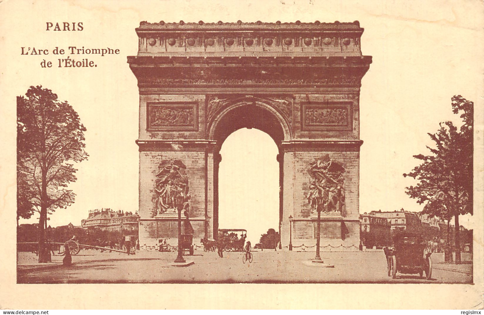 75-PARIS ARC DE TRIOMPHE-N°T2246-A/0173 - Arc De Triomphe