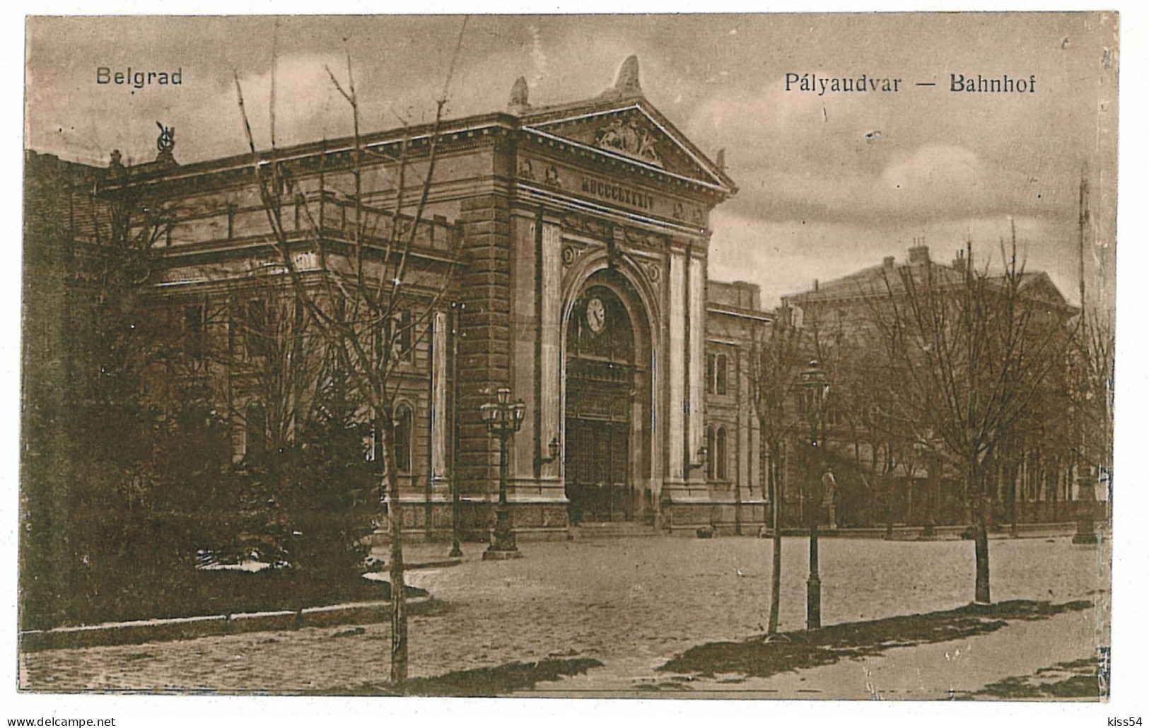 SER 5 - 5615 BELGRAD, Serbia. Railway Station - Old Postcard - Unused - Serbia