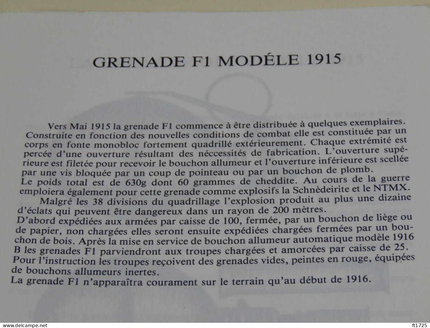 TRES BELLE GRD FRANCAISE Mod 1915 AVEC ALLU 1916 !