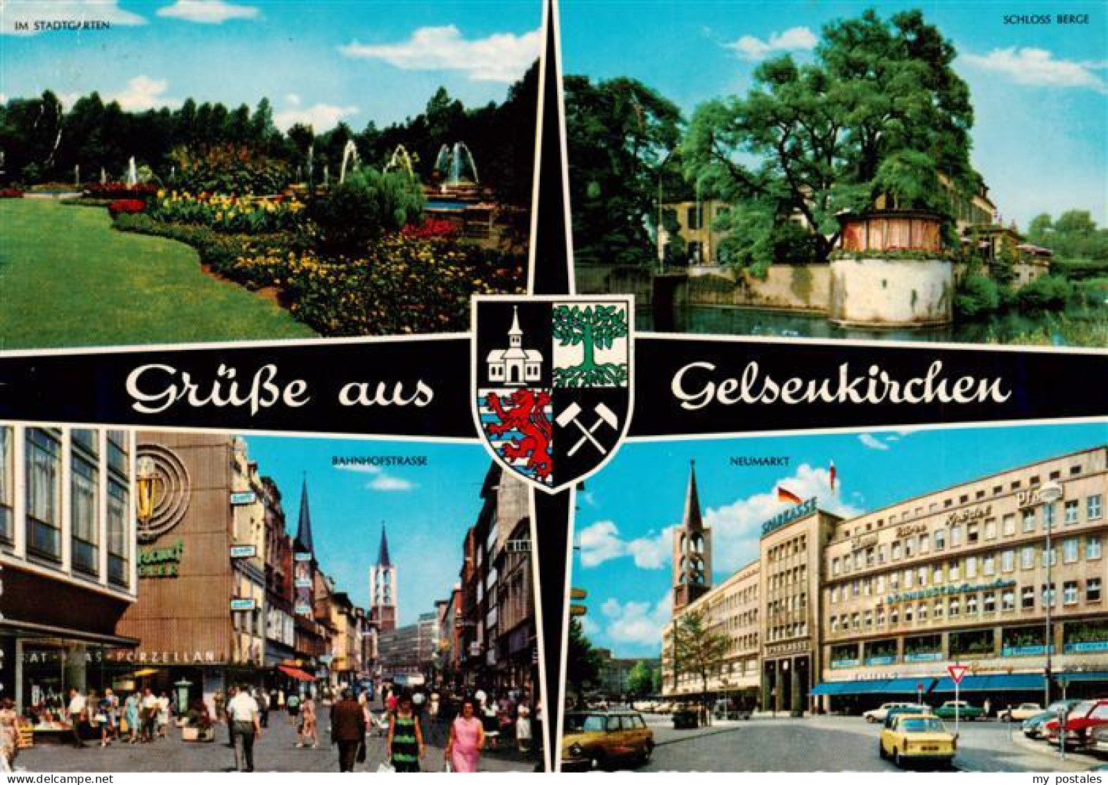 73936044 Gelsenkirchen Stadtgarten Schloss Berge Bahnhofstrasse Neumarkt - Gelsenkirchen