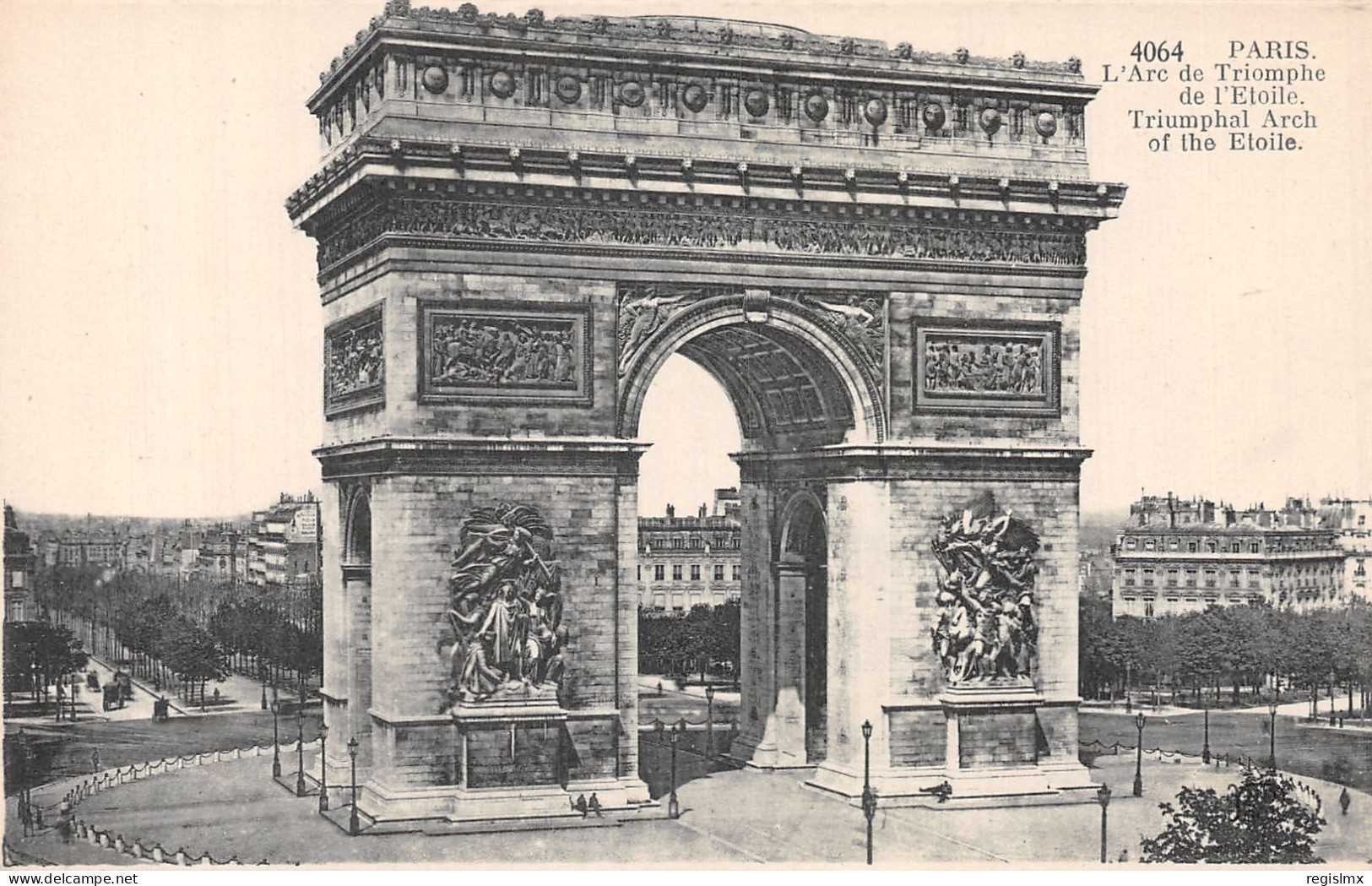 75-PARIS ARC DE TRIOMPHE-N°T2248-A/0091 - Arc De Triomphe