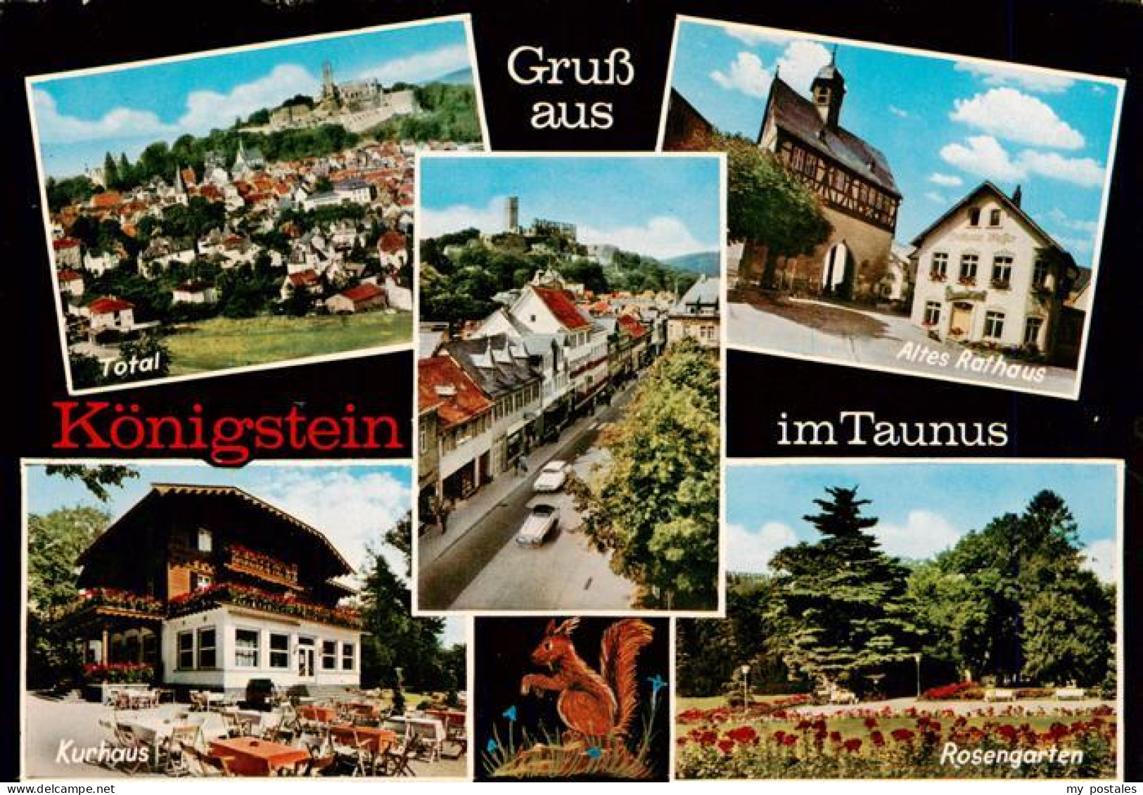 73936027 Koenigstein__Taunus Panorama Kurhaus Altes Rathaus Rosengarten - Koenigstein