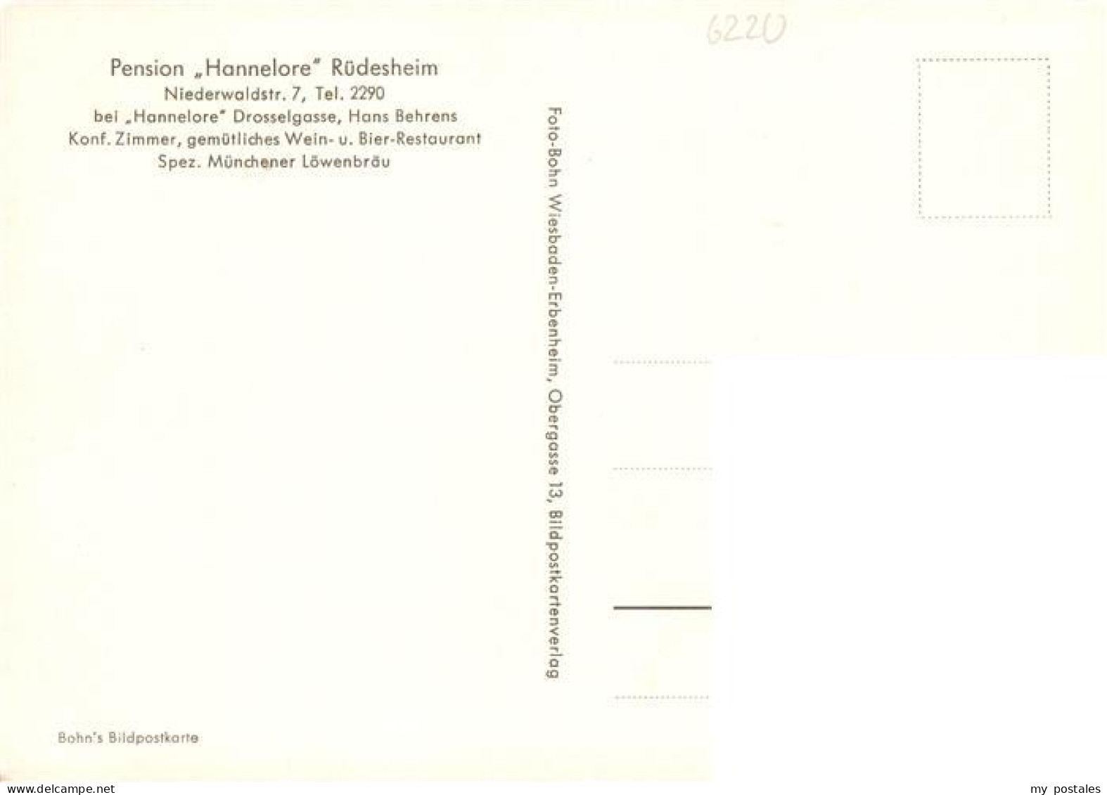 73936009 Ruedesheim_am_Rhein Pension Hannelore Gaststube - Ruedesheim A. Rh.