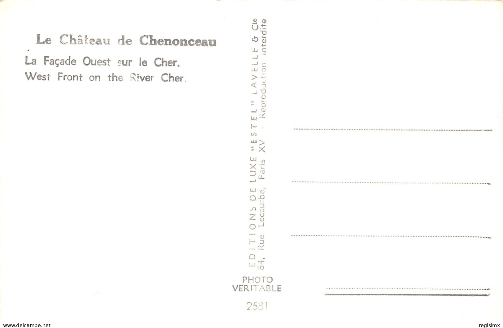 37-CHENONCEAUX-N°T2248-C/0091 - Chenonceaux