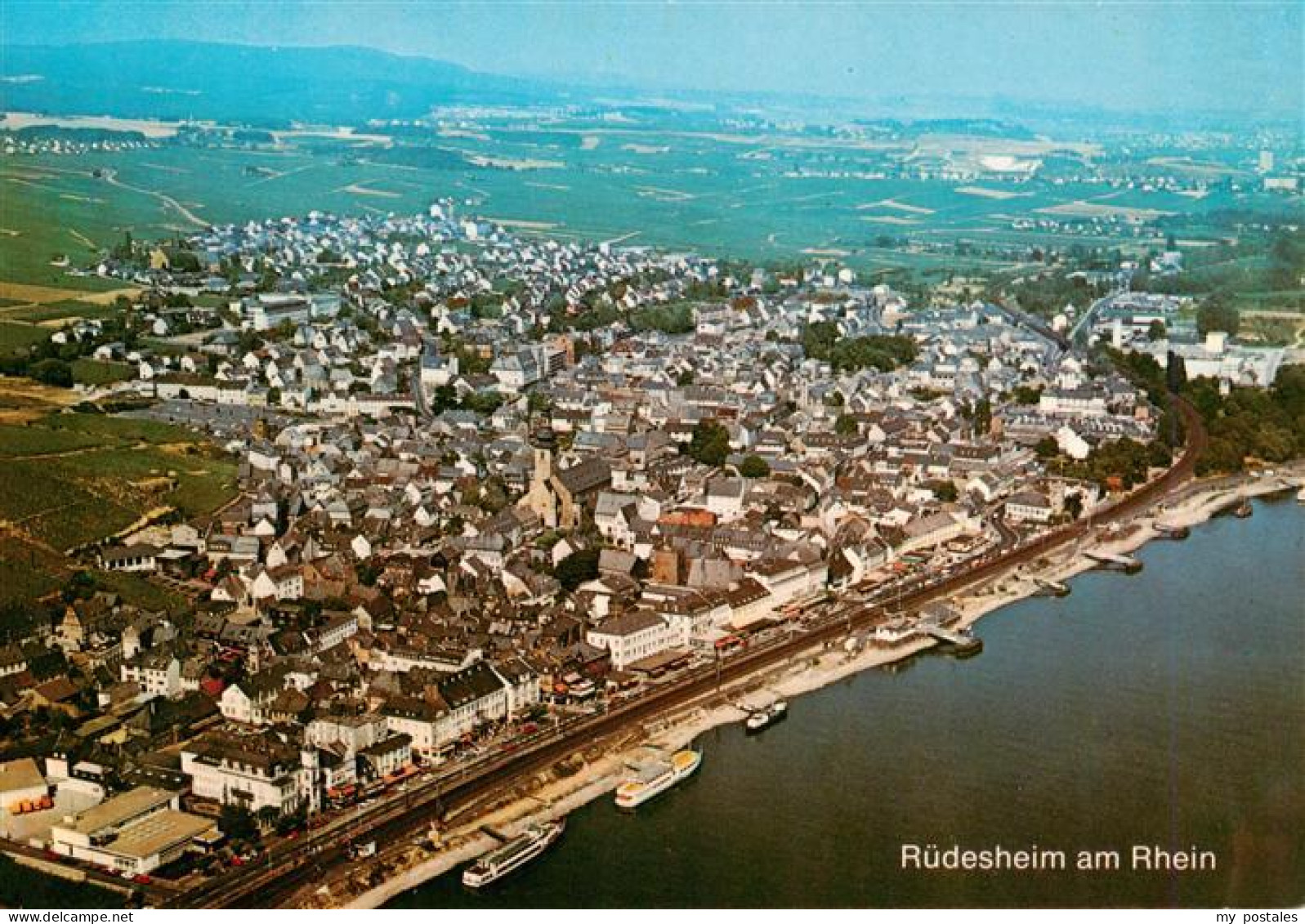 73936005 Ruedesheim_am_Rhein Fliegeraufnahme - Ruedesheim A. Rh.