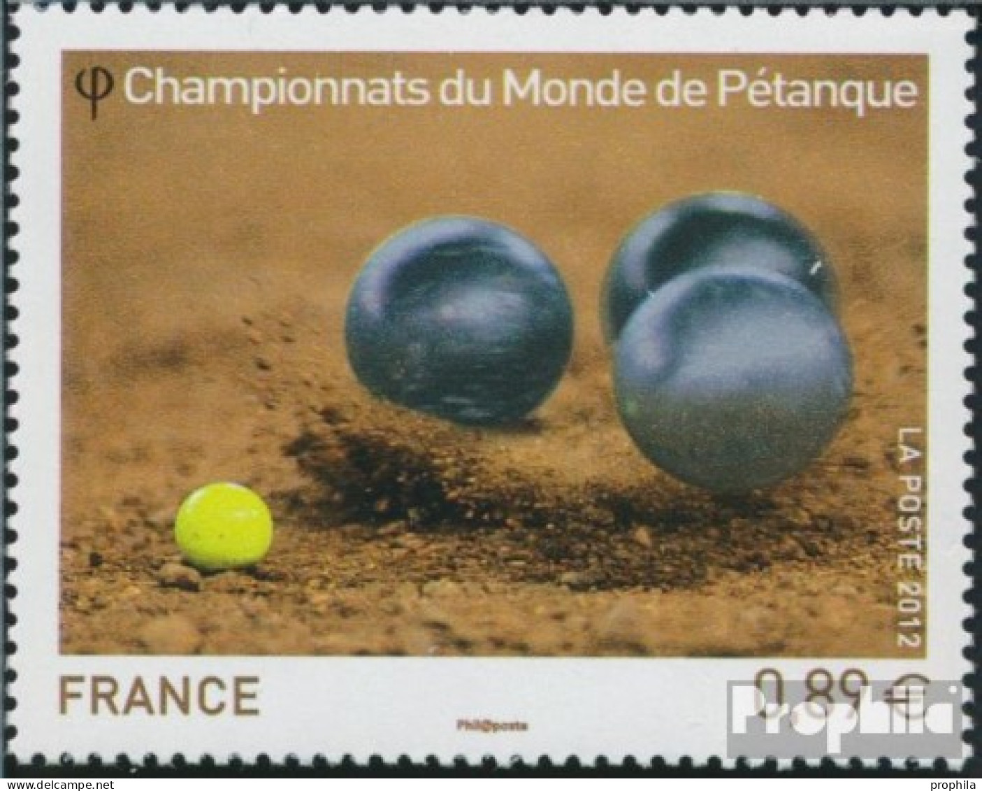 Frankreich 5426 (kompl.Ausg.) Postfrisch 2012 Petanque WM - Unused Stamps